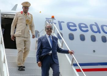 رئيس الجمهورية يعود إلى مقديشو بعد زيارة له إلى جيبوتي