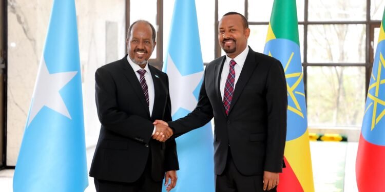 استقبال الرئيس الصومالى في إثيوبيا بكل حفاوة