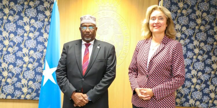 رئيس البرلمان الصومالي يلتقي نظيره الهولندي