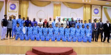 عمدة العاصمة مقديشو يقيم مأدبة عشاء على شرف المنتخب الوطني للناشئين