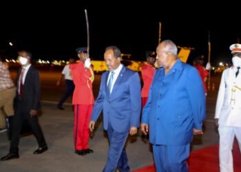 الرئيس الصومالي يصل إلى جيبوتي للمشاركة في مؤتمر حول المناخ والجفاف