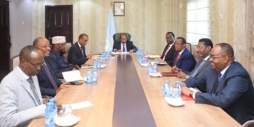 الرئيس الصومالي يفتتح اجتماع المجلس التشاوري الوطني في مقديشو