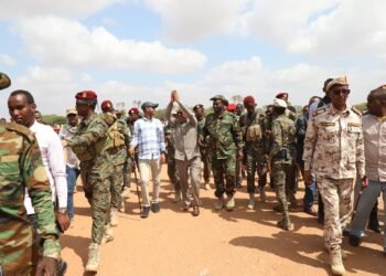 الرئيس الصومالي يصل إلى مديرية “محاس” في محافظة هيران، وسط الصومال