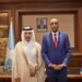رئيس الوزراء الصومالي يستقبل سفير دولة قطر في الصومال