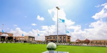 الرئيس الصومالي يفتتح مبنى جديدا للقصر الرئاسي في ولاية غالمودوغ بوسط الصومال