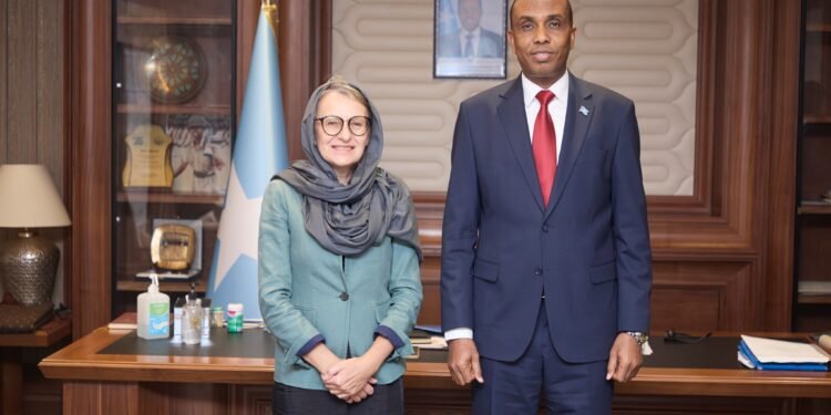 رئيس الوزراء الصومالي يستقبل سفيرة الاتحاد الأوروبي في الصومال
