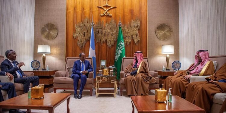 على هامش القمة العربية الصينية… الرئيس الصومالي يجتمع مع ولي العهد السعودي