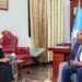 الرئيس حسن محمود يستقبل النائبة الأمريكية إلهان عمر في مقديشو