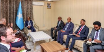 الرئيس الصومالي يستقبل السفيرة الأمريكية لدى الأمم المتحدة في مقديشو