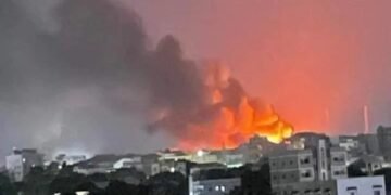اندلاع حريق هائل في سوق بكارا المركزي في مقديشو