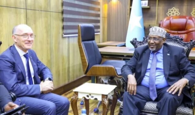 رئيس البرلمان الصومالي يستقبل الأمين التنفيذي لمنظمة حظر التجارب النووية