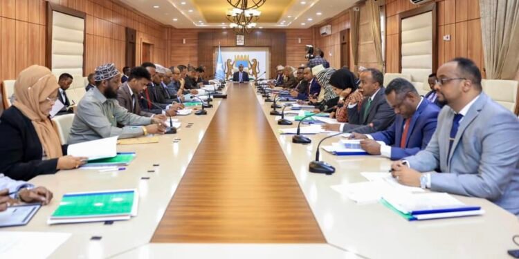 انعقاد الاجتماع الأسبوعي لمجلس الوزراء الصومالي في مقديشو