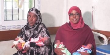إمرأة صومالية تلد أربعة توائم في مقديشو