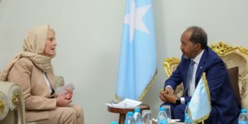 رئيس الصومال يستقبل وفدًا من منظمة الأغذية العالمية في مقديشو