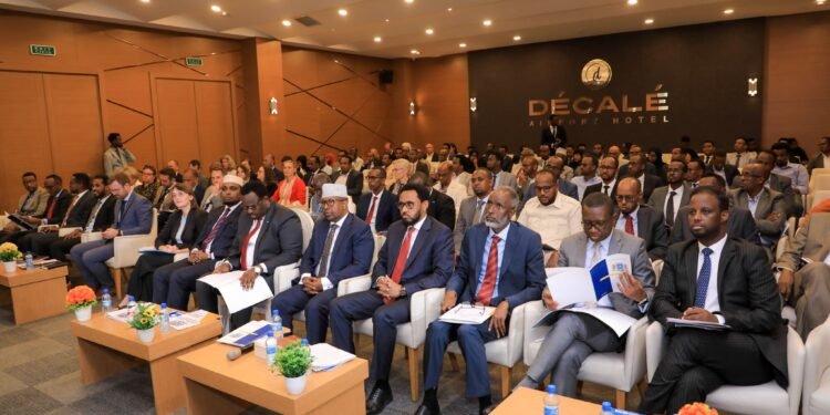 نائب رئيس وزراء الصومالي يفتتح منتدى التعاون التنموي بين الصومال والمجتمع الدولي