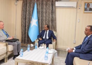 لقاء وداع رسمي لسفير الولايات المتحدة في الصومال