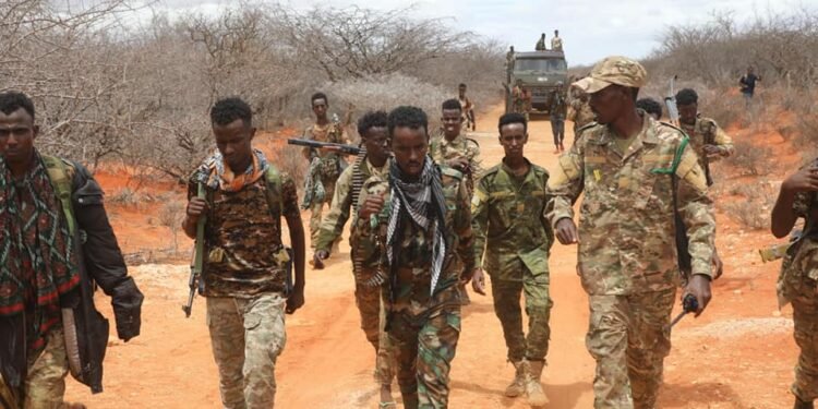 الجيش الصومالي يتوجه إلى مدينة “عيل بور” لتحريرها من قبضة حركة الشباب