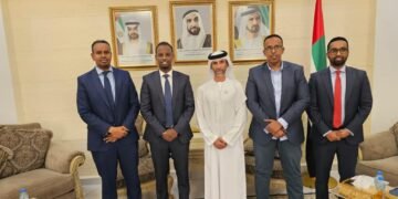 لقاء بين أعضاء مجلس الاقتصاد الوطني الصومالي والسفير الإماراتي في مقديشو