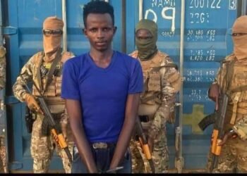 اعتقال شخص من حركة الشباب وهو يحاول الهجوم بقنبلة يدوية على منزل في مدينة كيسمايو