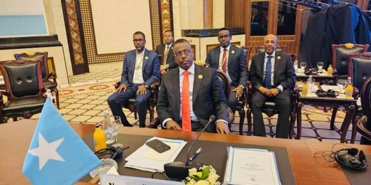 وزير العدل والشؤون الدستورية الصومالي يشارك في اجتماع مجلس وزراء العدل العرب في بغداد