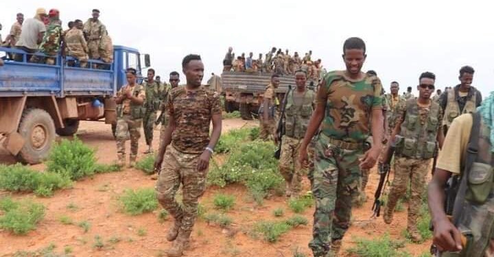 تعزيزات عسكرية تصل إلى محافظة مودوغ لاستئناف العمليات العسكرية ضد حركة الشباب