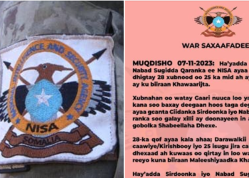 اعتقال 28 شخصا كانوا يعتزمون الانضمام إلى حركة الشباب في محافظة شبيلي السفلى