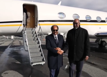 وصول الرئيس الصومالي إلى نيويورك للمشاركة في مؤتمر دولي حول أمن واستقرار الصومال